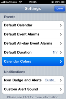 Calvetica Calendar 4.0 Settings